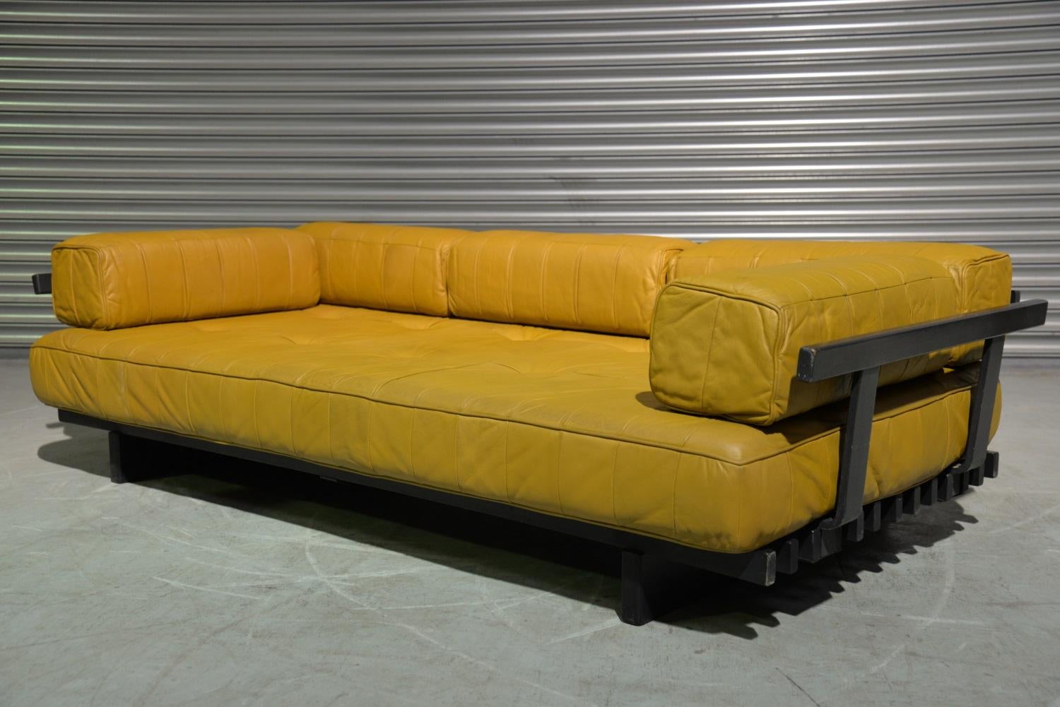 Mid-Century Modern Vintage De Sede DS 80 Patchwork Leather Daybed, Switzerland, 1960`s For Sale