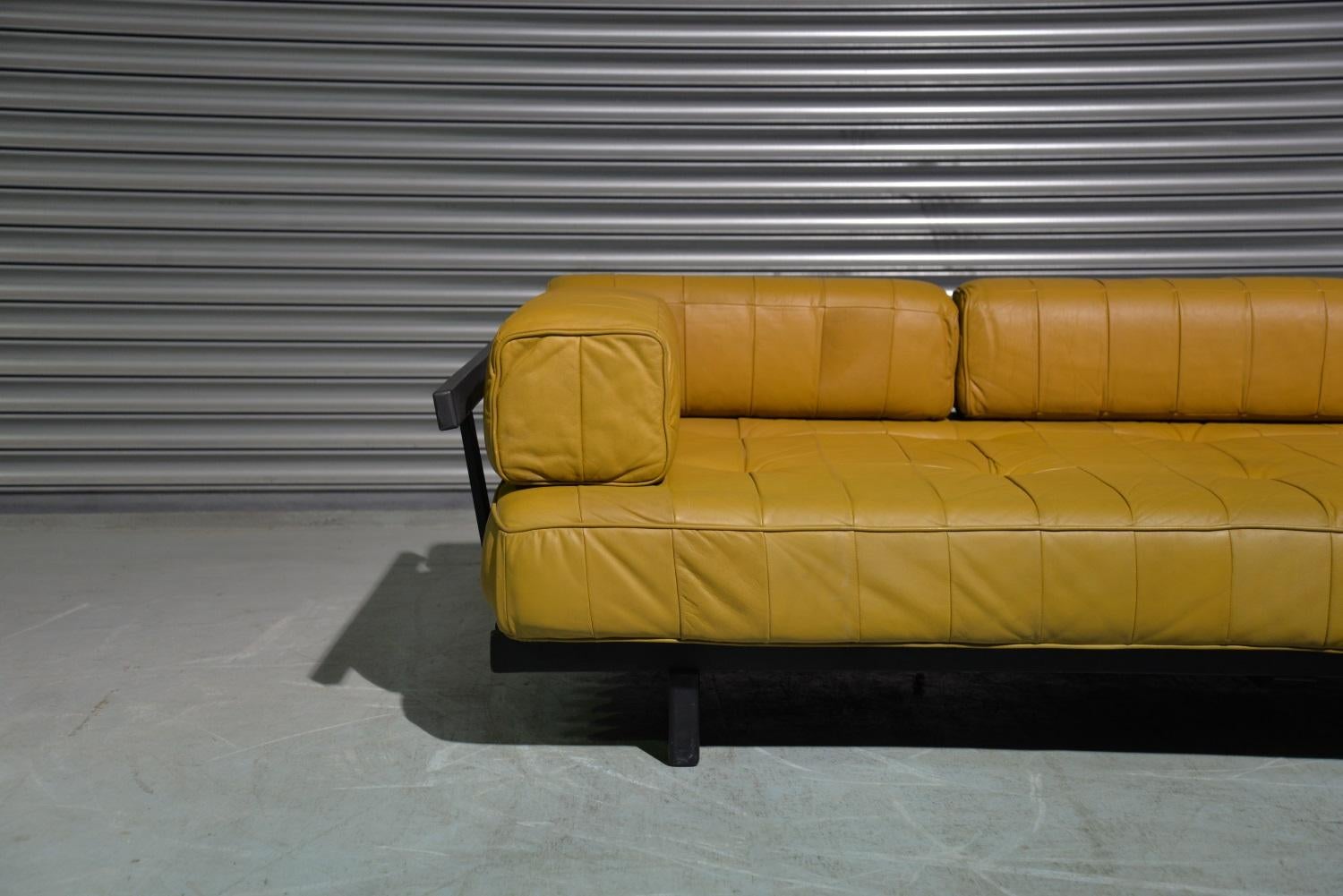 Mid-20th Century Vintage De Sede DS 80 Patchwork Leather Daybed, Switzerland, 1960`s For Sale