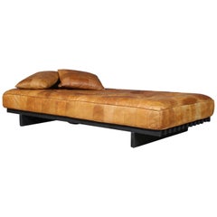 Vintage De Sede DS 80 Patchwork Leather Daybed, Switzerland, 1960s