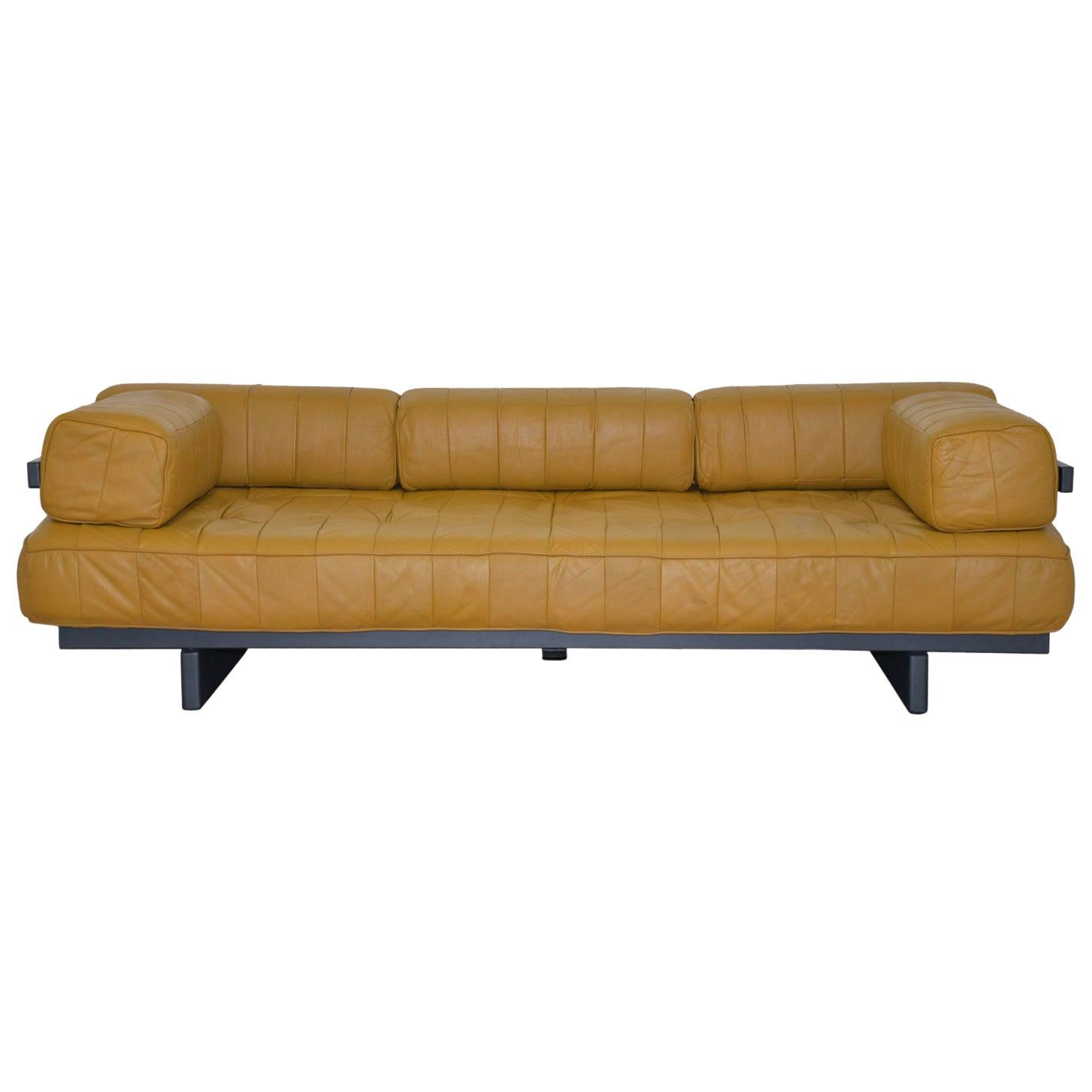 Vintage De Sede DS 80 Patchwork Leather Daybed, Switzerland, 1960`s For Sale