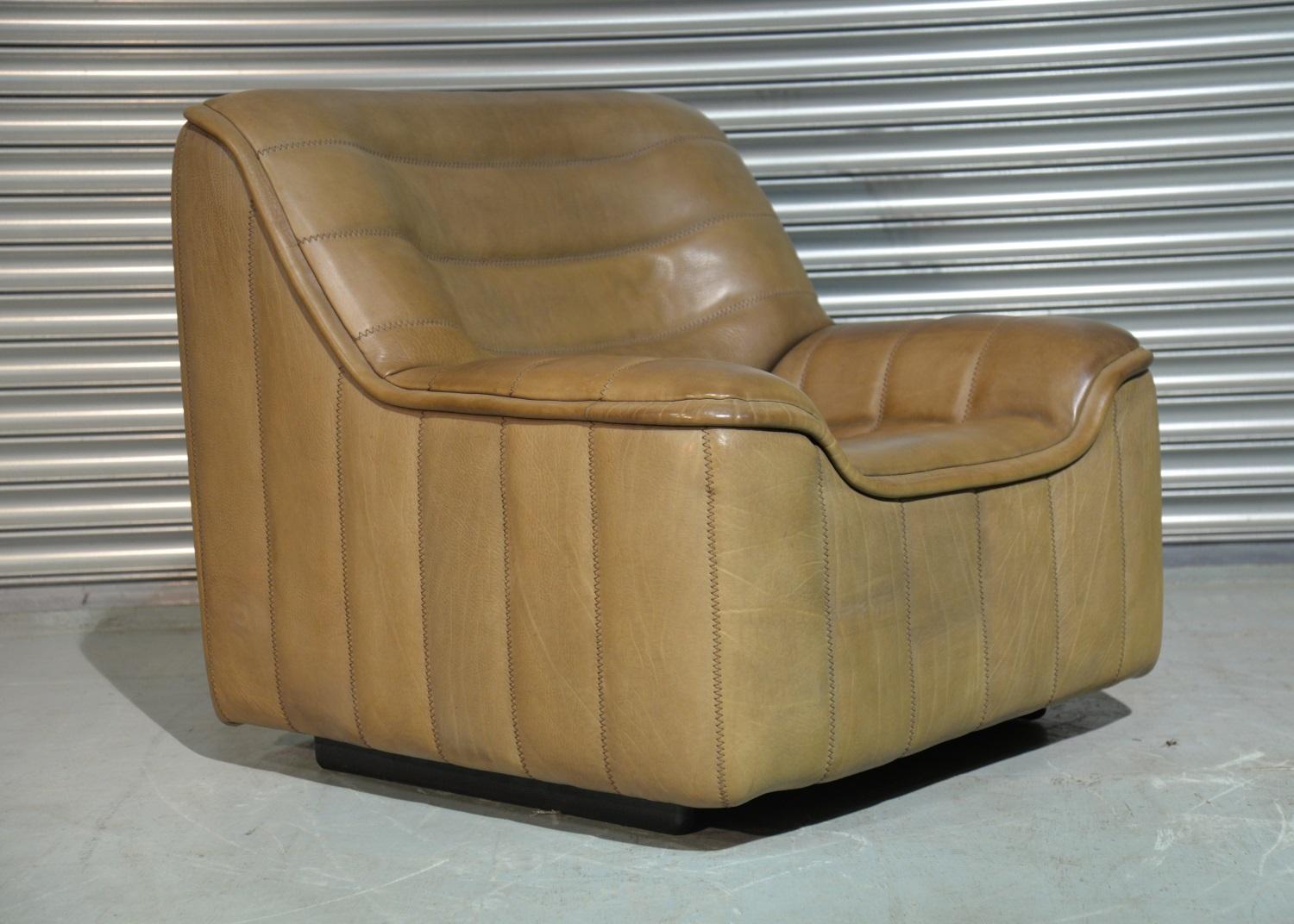 Vintage De Sede DS 84 Neck Leather Armchair, Switzerland, 1970s 2