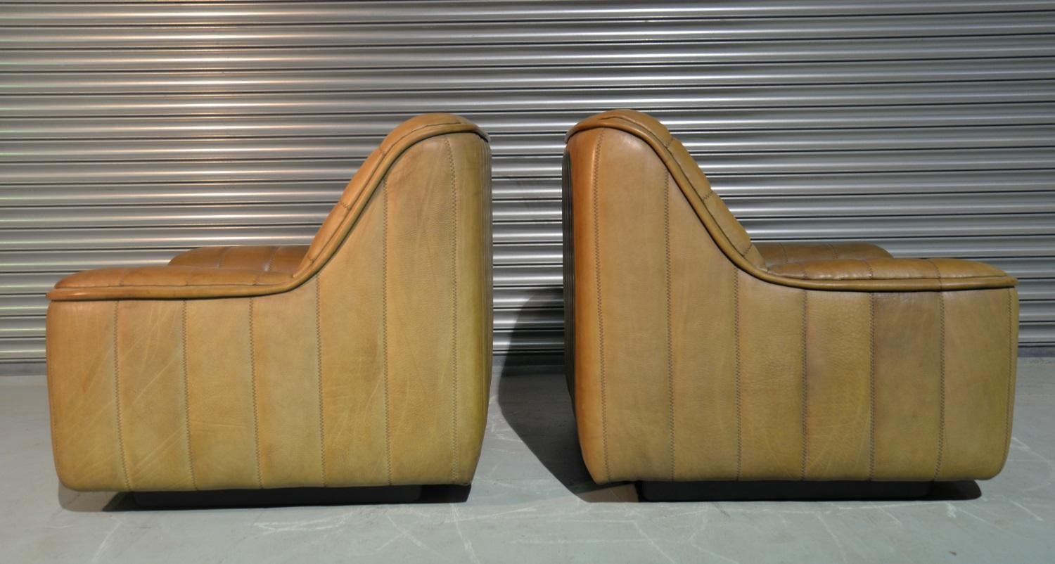 Leather Vintage De Sede DS 84 Armchairs, Switzerland, 1970s