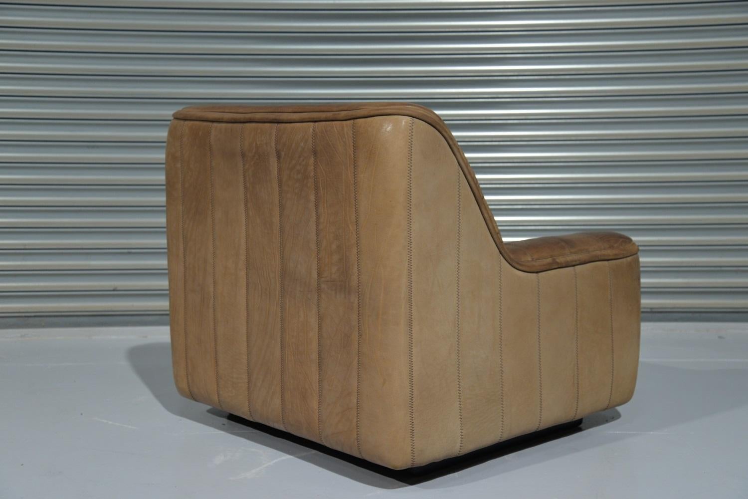 Late 20th Century Vintage De Sede DS 84 Neck Leather Armchair, Switzerland, 1970s