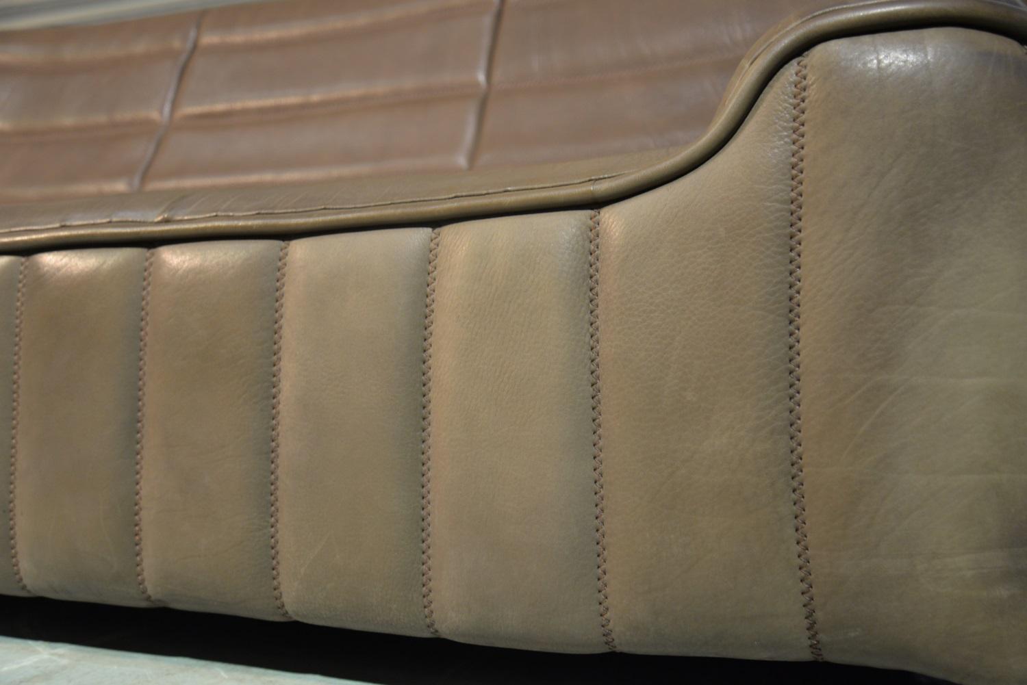 Vintage De Sede DS 84 Leather Sofa, Switzerland, 1970s 7