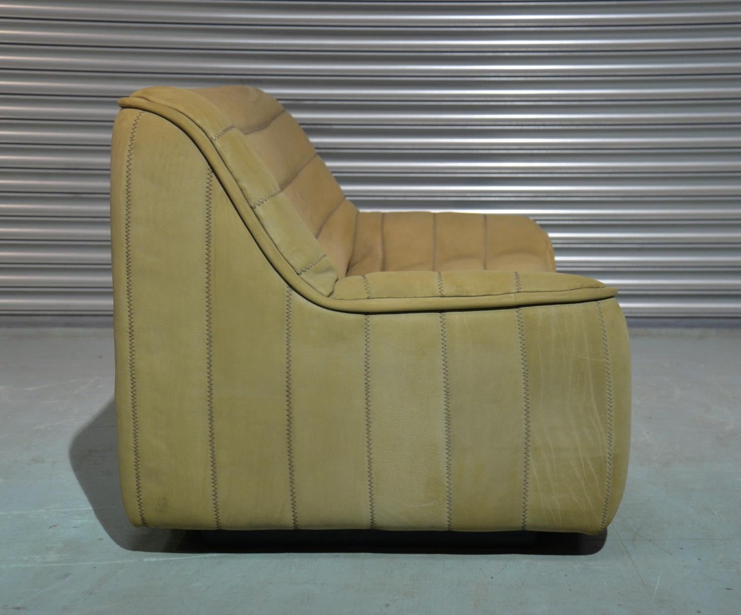Vintage De Sede DS 84 Leather Sofa, Switzerland, 1970s For Sale 2