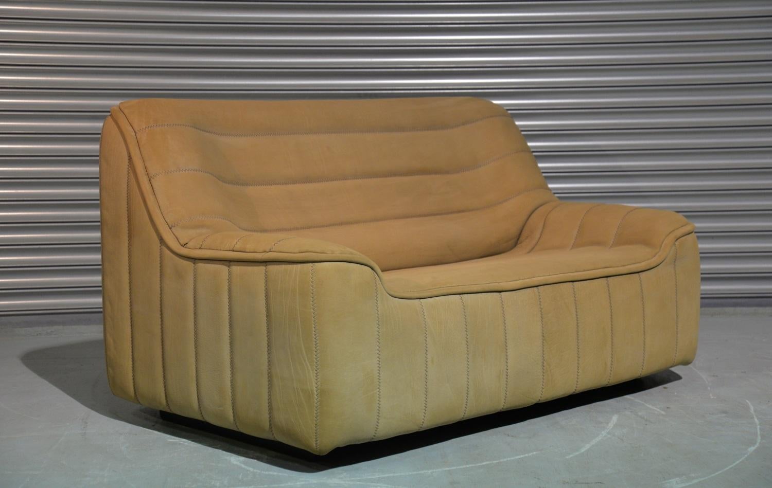 Vintage De Sede DS 84 Leather Sofa, Switzerland 1970s 3