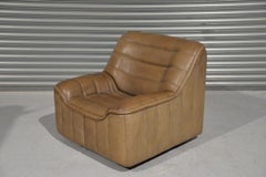 Vintage De Sede DS 84 Neck Leather Armchair, Switzerland, 1970s