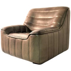 Vintage De Sede DS 84 Neck Leather Armchair, Switzerland, 1970s