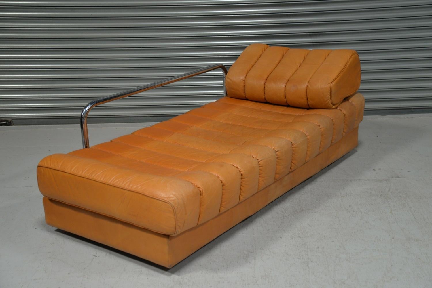 Vintage De Sede DS 85 Leather Daybed and Sofa / Loveseat, Switzerland, 1960s For Sale 5
