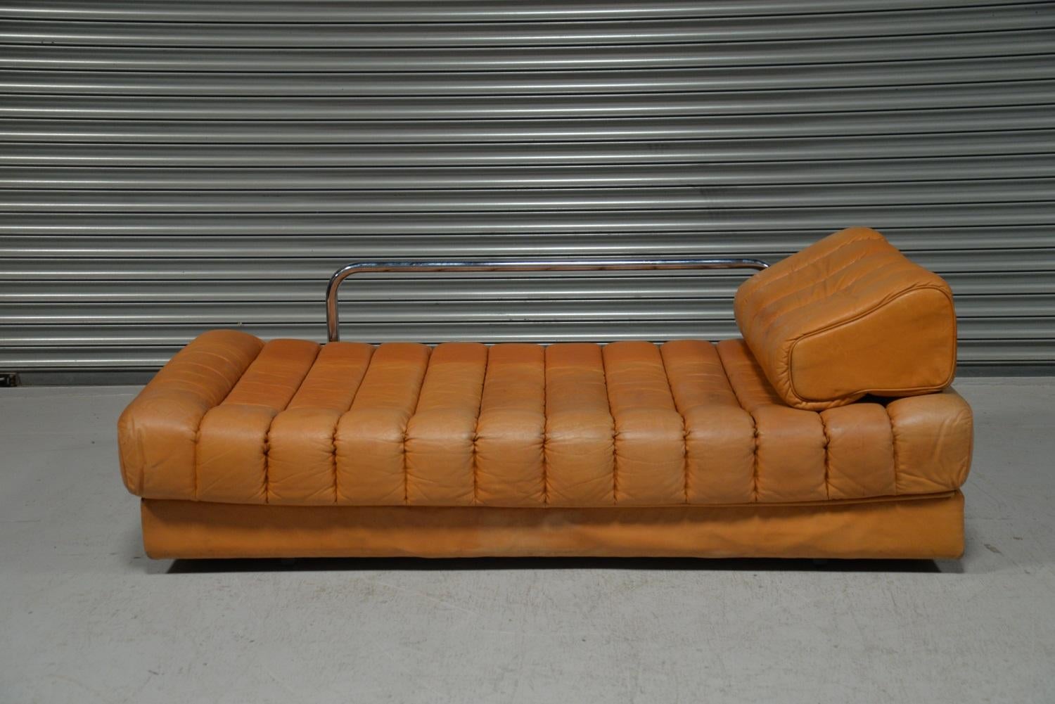 Vintage De Sede DS 85 Leather Daybed and Sofa / Loveseat, Switzerland, 1960s For Sale 6