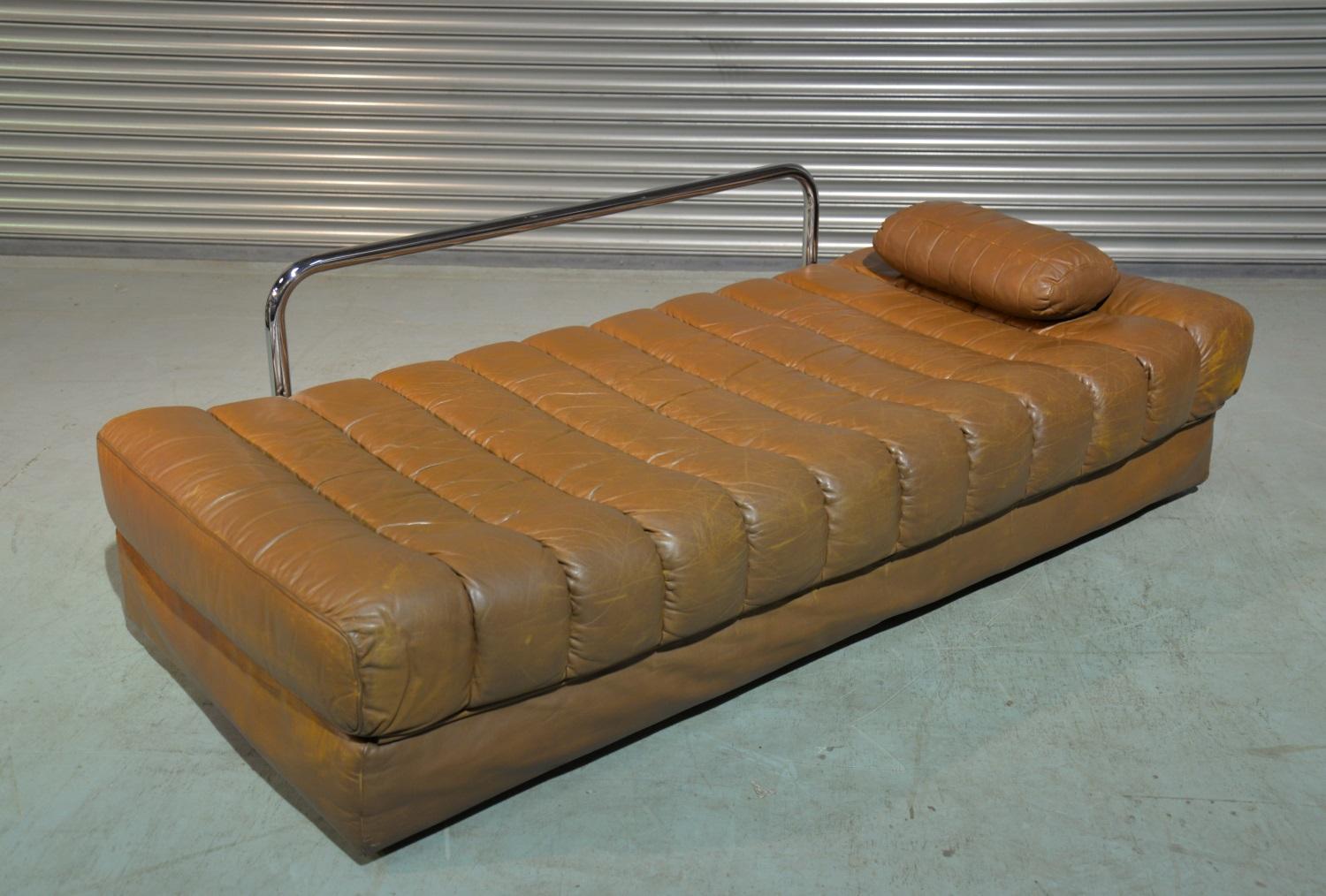 Vintage De Sede DS 85 Leather Sofa, Daybed and Loveseat, Switzerland, 1960s For Sale 7