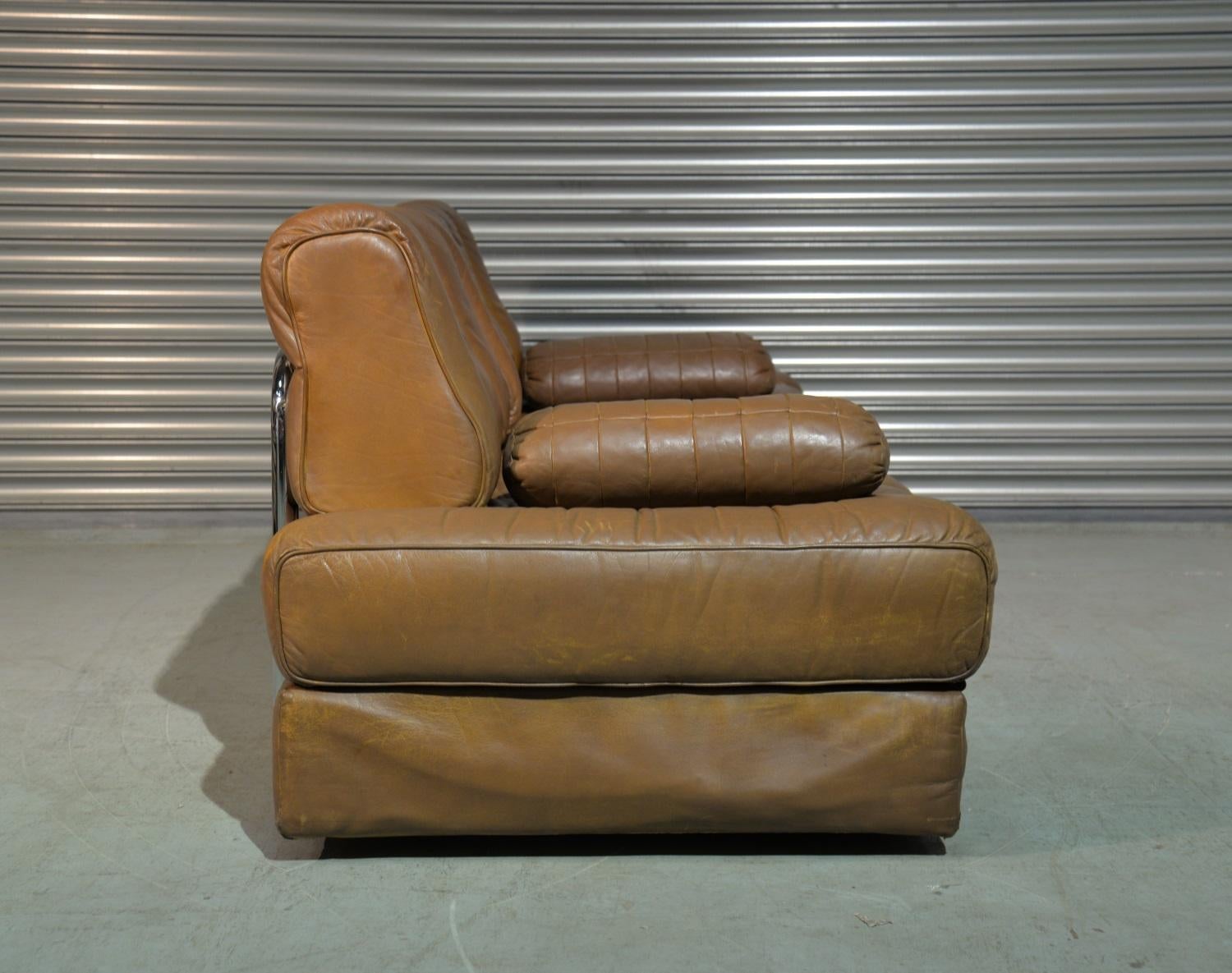 Vintage De Sede DS 85 Leather Sofa, Daybed and Loveseat, Switzerland, 1960s For Sale 2