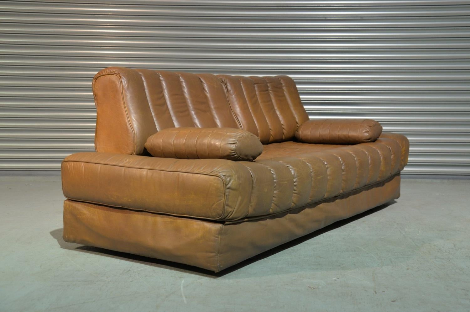 Vintage De Sede DS 85 Leather Sofa, Daybed and Loveseat, Switzerland, 1960s For Sale 3