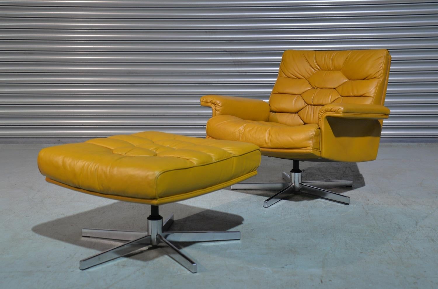 Vintage De Sede DS-P Sofa Set in Cognac Leather by Robert Haussmann, 1970s 10