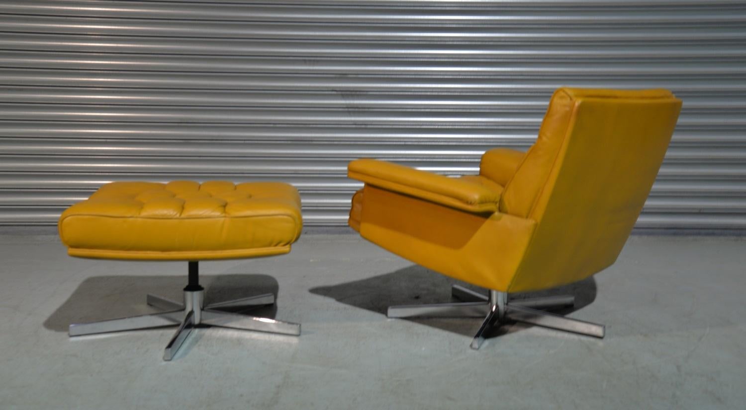 Vintage De Sede DS-P Sofa Set in Cognac Leather by Robert Haussmann, 1970s 11