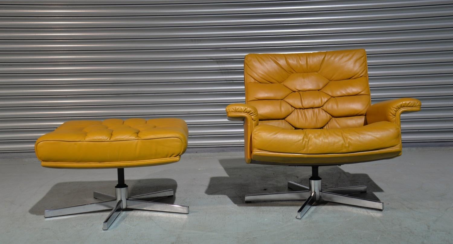 Vintage De Sede DS-P Sofa Set in Cognac Leather by Robert Haussmann, 1970s 12
