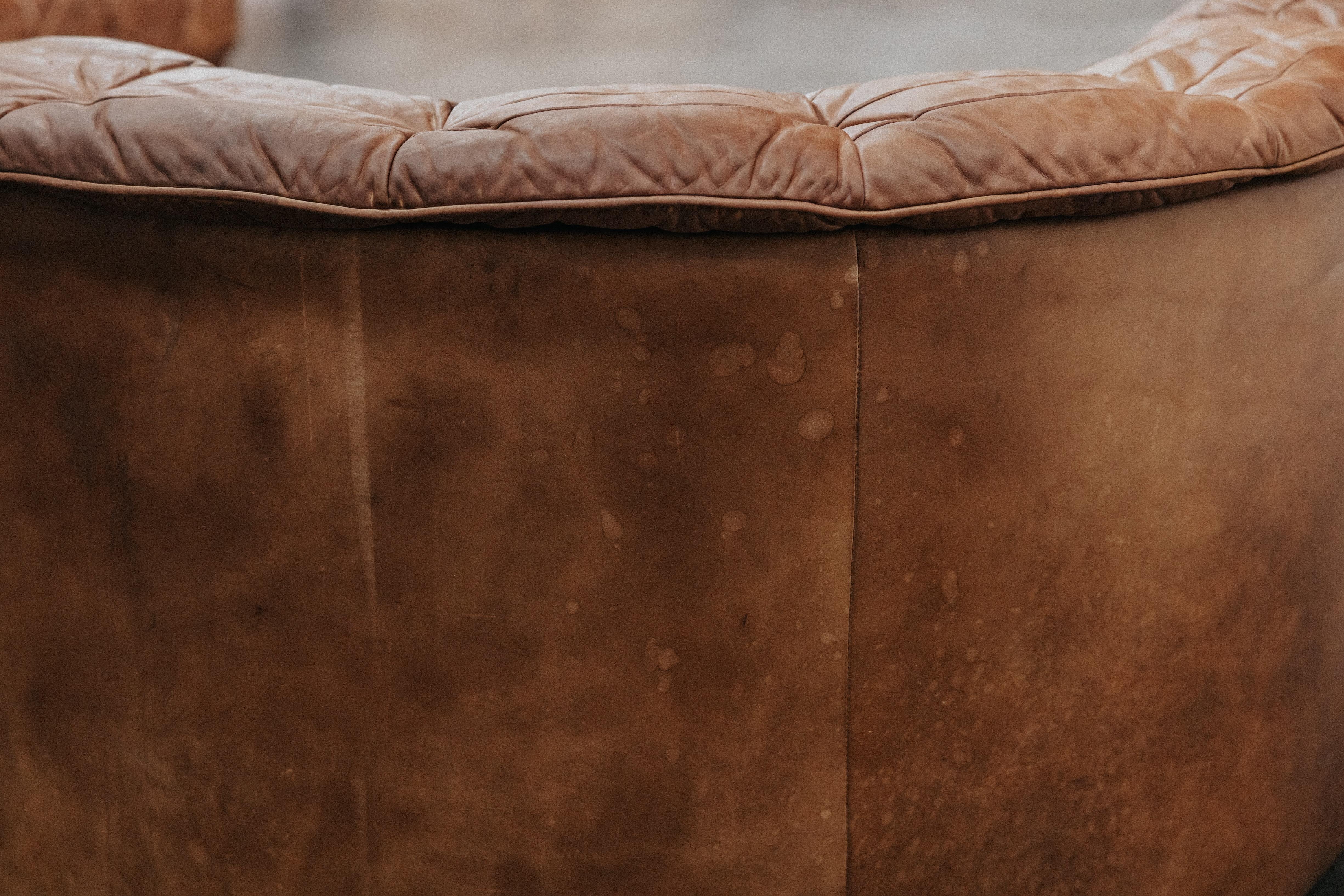 Vintage De Sede DS11 Sofa From Switzerland, Circa 1970 1