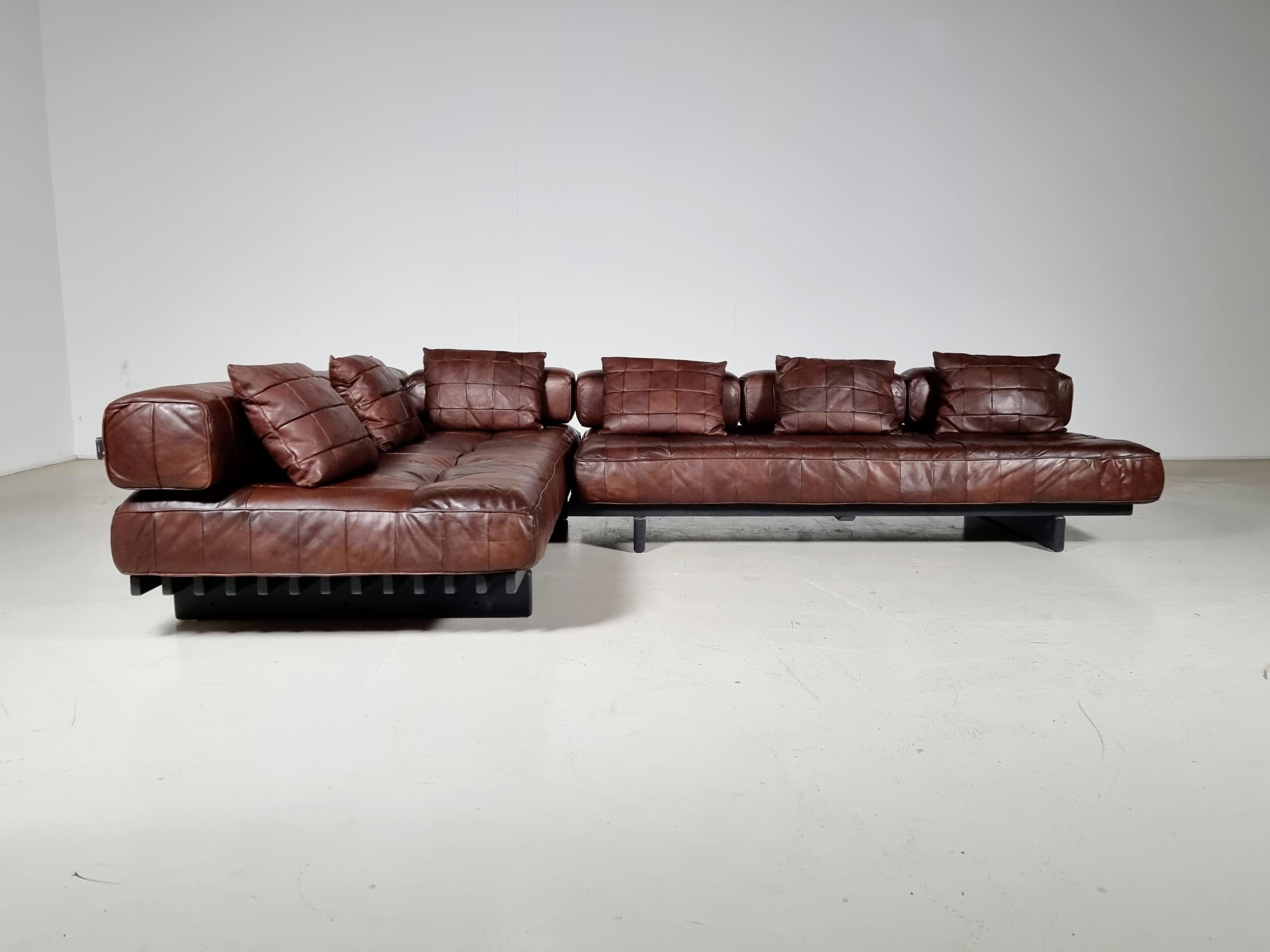 European Vintage De Sede Ds80 Patchwork Sofa's, 1970s