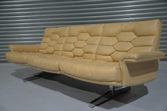Vintage De Sede Leather DS-P Sofa by Robert Haussmann, Switzerland, 1970s
