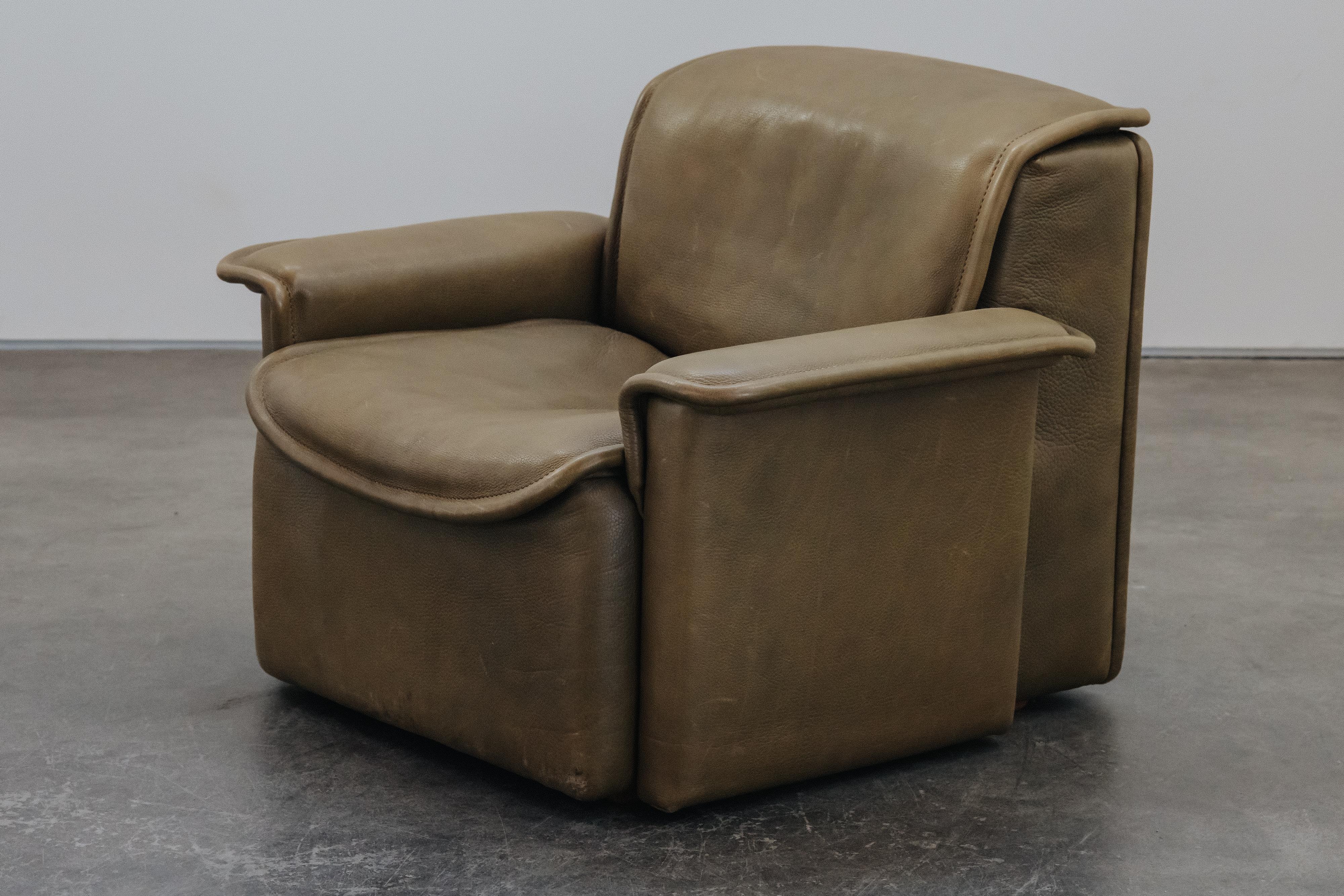 Vintage-Loungesessel aus Leder von De Sede aus der Schweiz, um 1970 (Europäisch)