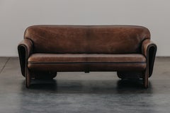 Vintage-Sofa aus Leder von De Sede, Modell 125, aus der Schweiz, um 1970