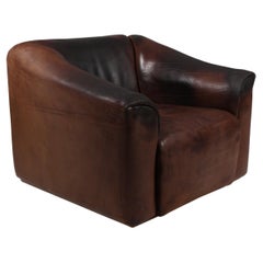 Vintage-Lounge-Sessel von de Sede, DS47, patiniertes Leder