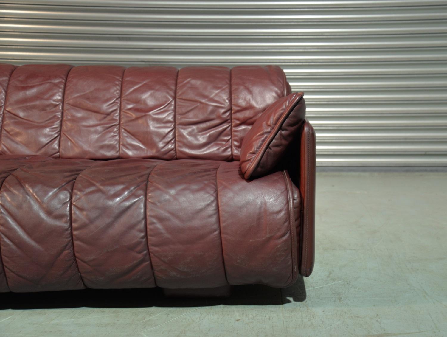 Vintage De Sede Patchwork Leather Sofa or Daybed, Switzerland, 1970s For Sale 5