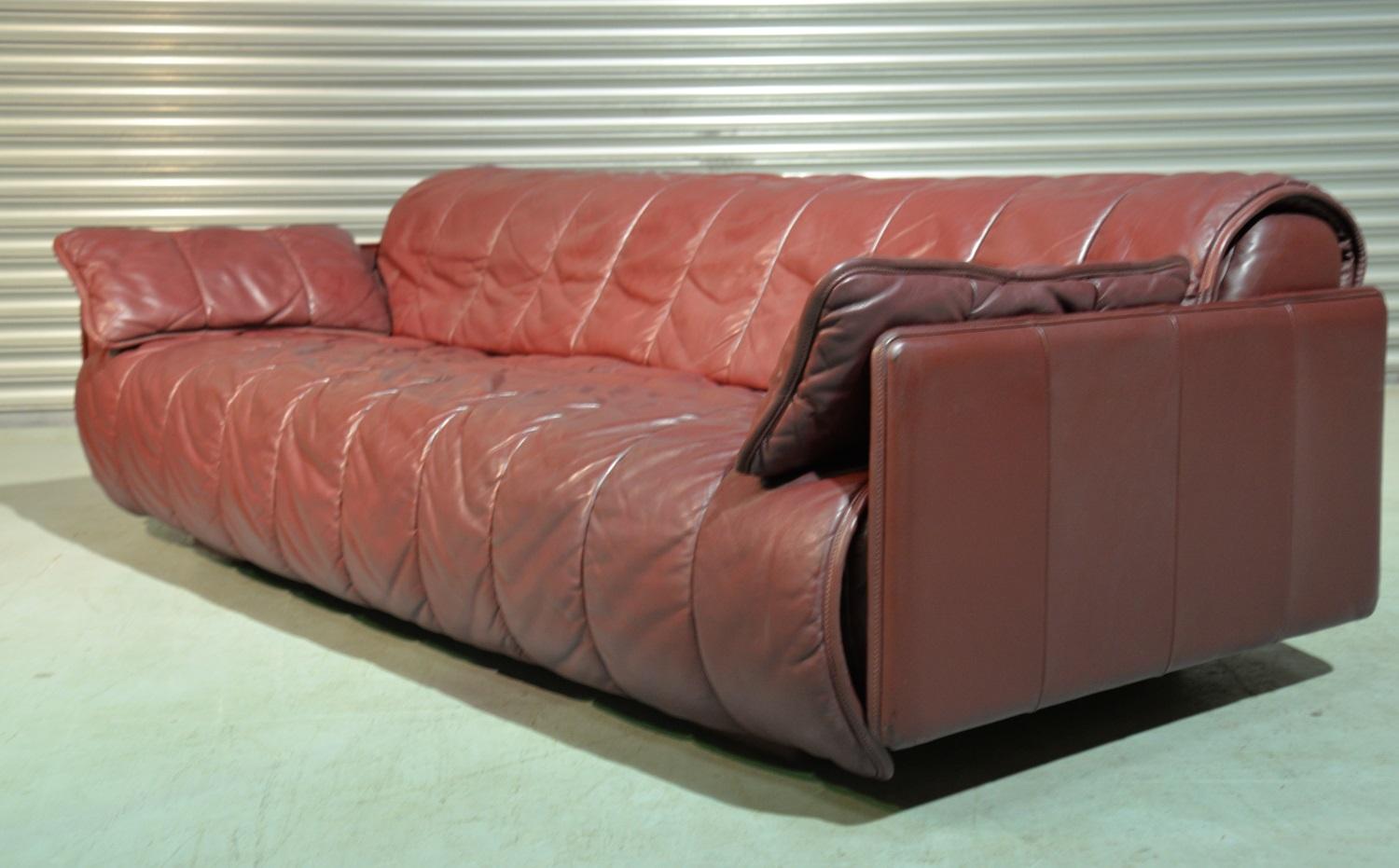 Vintage De Sede Patchwork Leather Sofa or Daybed, Switzerland, 1970s For Sale 3