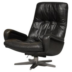 Vintage De Sede S 231 James Bond Swivel Armchair, Switzerland, 1960s