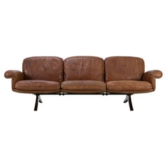 Vintage de Sede Sofa DS-31 Switzerland 1970s, Buffalo Leather