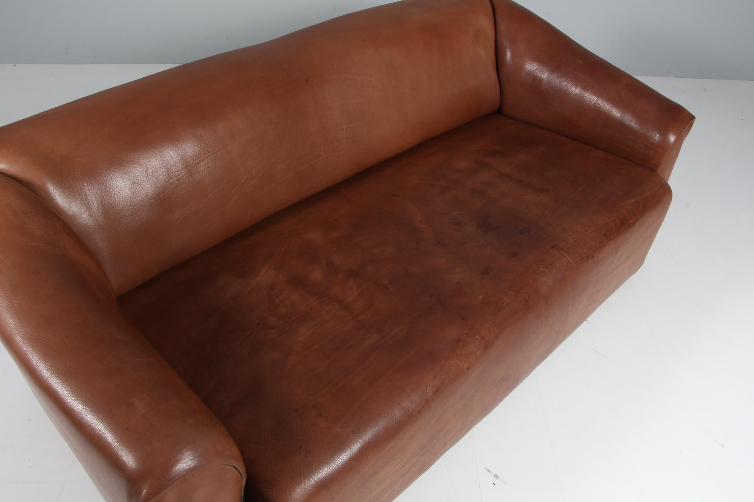 Vintage De Sede Three-Seat Sofa, DS47, Patinated Leather 1