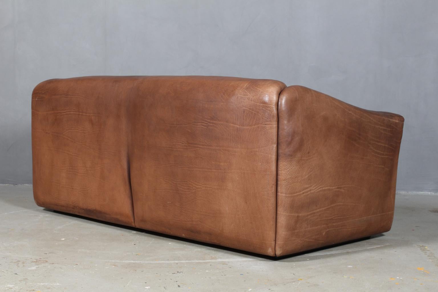 Vintage De Sede Three-Seat Sofa, DS47, Patinated Leather 2