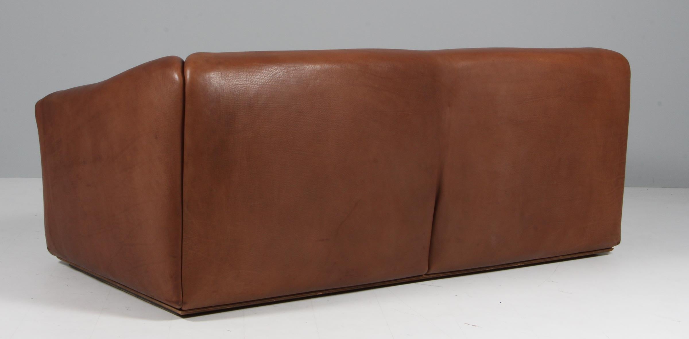 Vintage De Sede Three-Seat Sofa, DS47, Patinated Leather 3