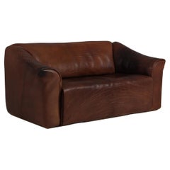 Vintage De Sede Two-Seat Sofa, DS47, Patinated Leather
