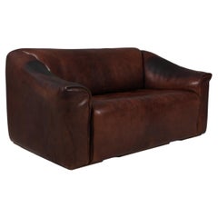 Vintage De Sede Two-Seat Sofa, DS47, Patinated Leather