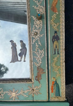 Vintage Decalcomania Medicine Cabinet