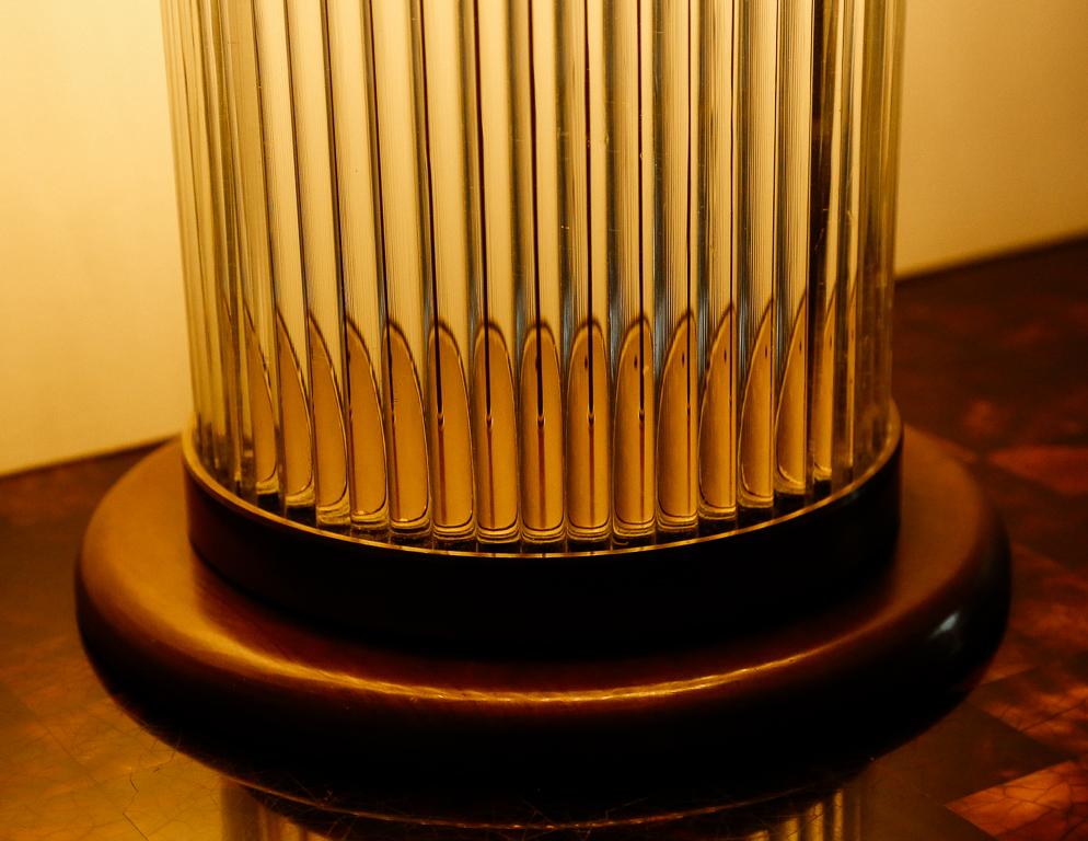 Vintage Deco Hurricane Table Lamp 2
