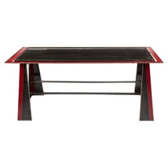Vintage Deco Metal Console Table