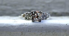 Vintage Deco Platinum Diamond Engagement Ring with GIA Certified 1.02 Carat
