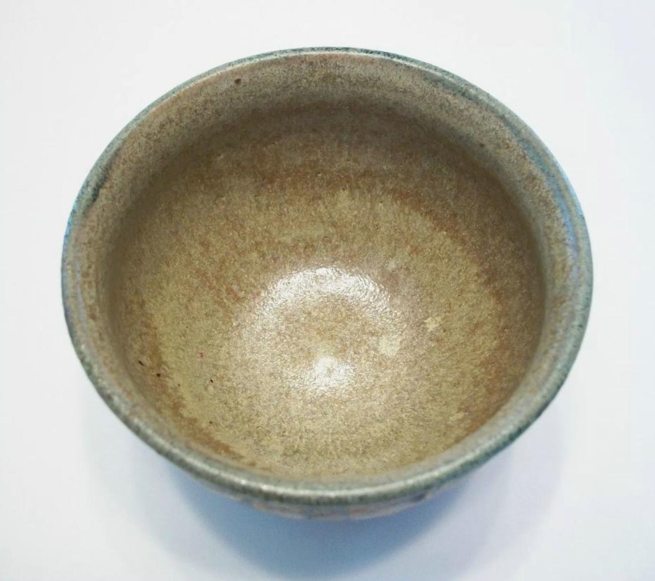 Ciotola d'epoca in Studio Pottery decorata e smaltata - Firmata - Fine XX secolo in vendita 1