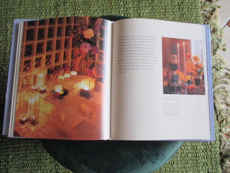 Mid-Century Modern Vintage Decorating with Candles All Year Round Coffee Table Book
