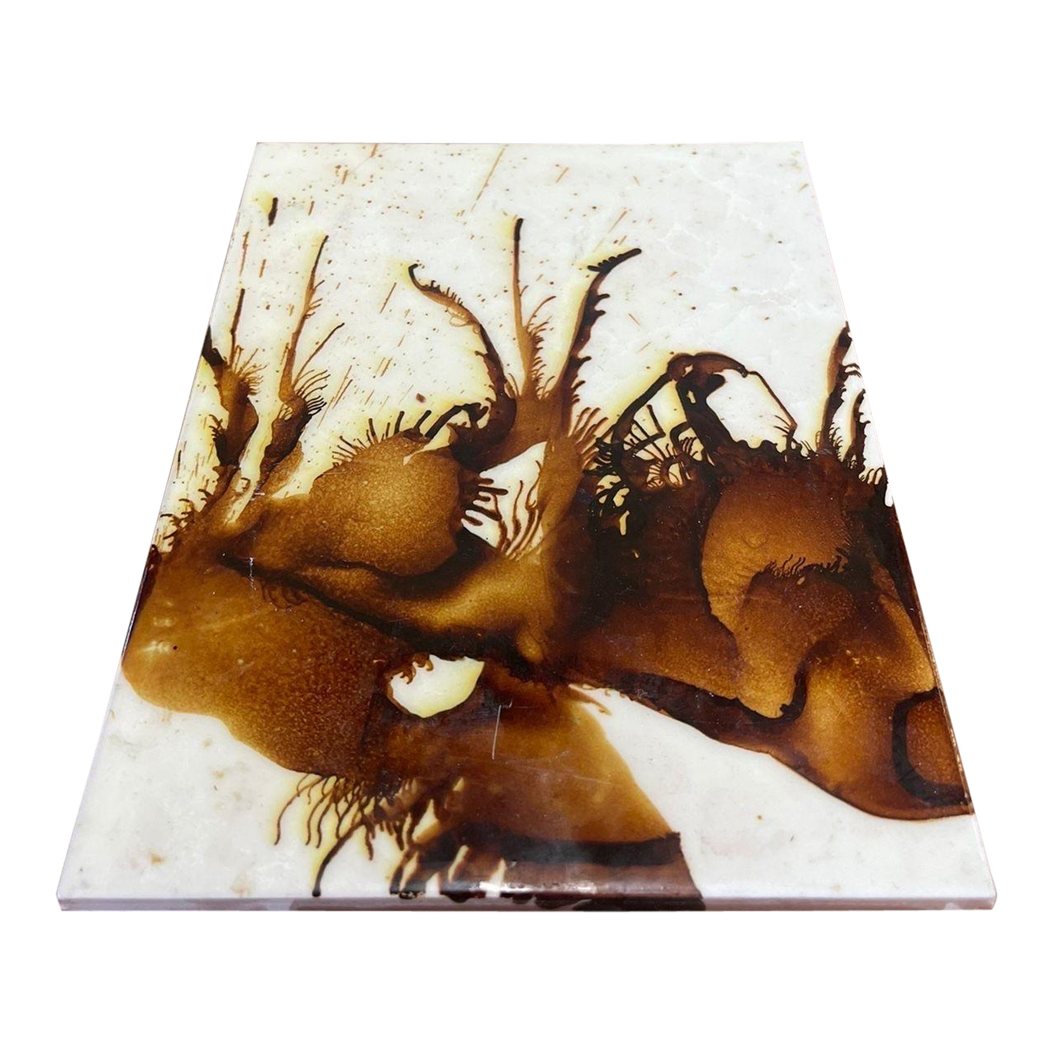 Vintage Decorative Abstract Wall Work Ceramic Tile