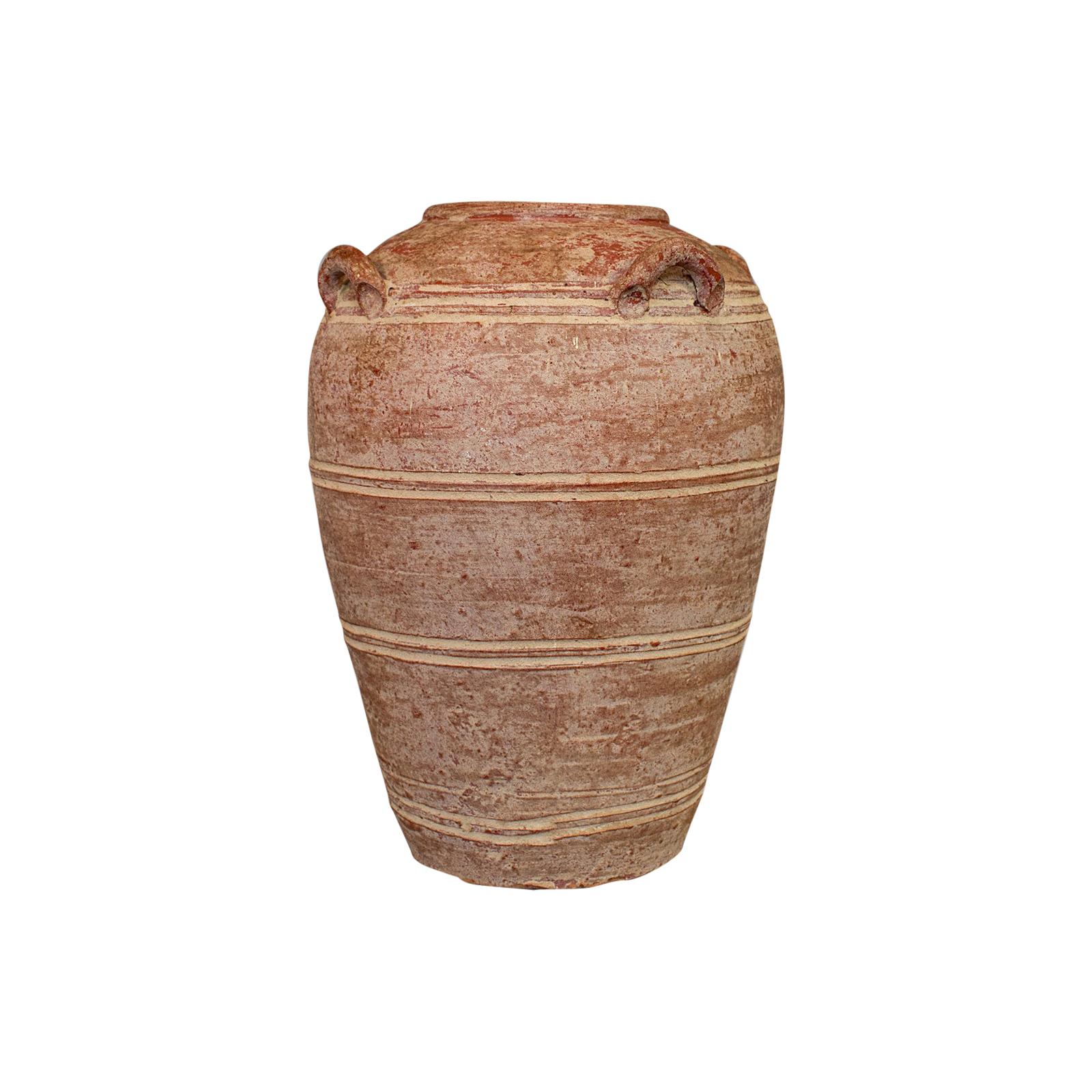 Vintage Decorative Amphora, French, Terracotta, Vase, Stick Stand, circa 1950