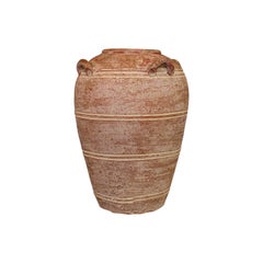 Dekorative Amphora:: Französisch:: Terrakotta:: Vase:: Ständer:: um 1950