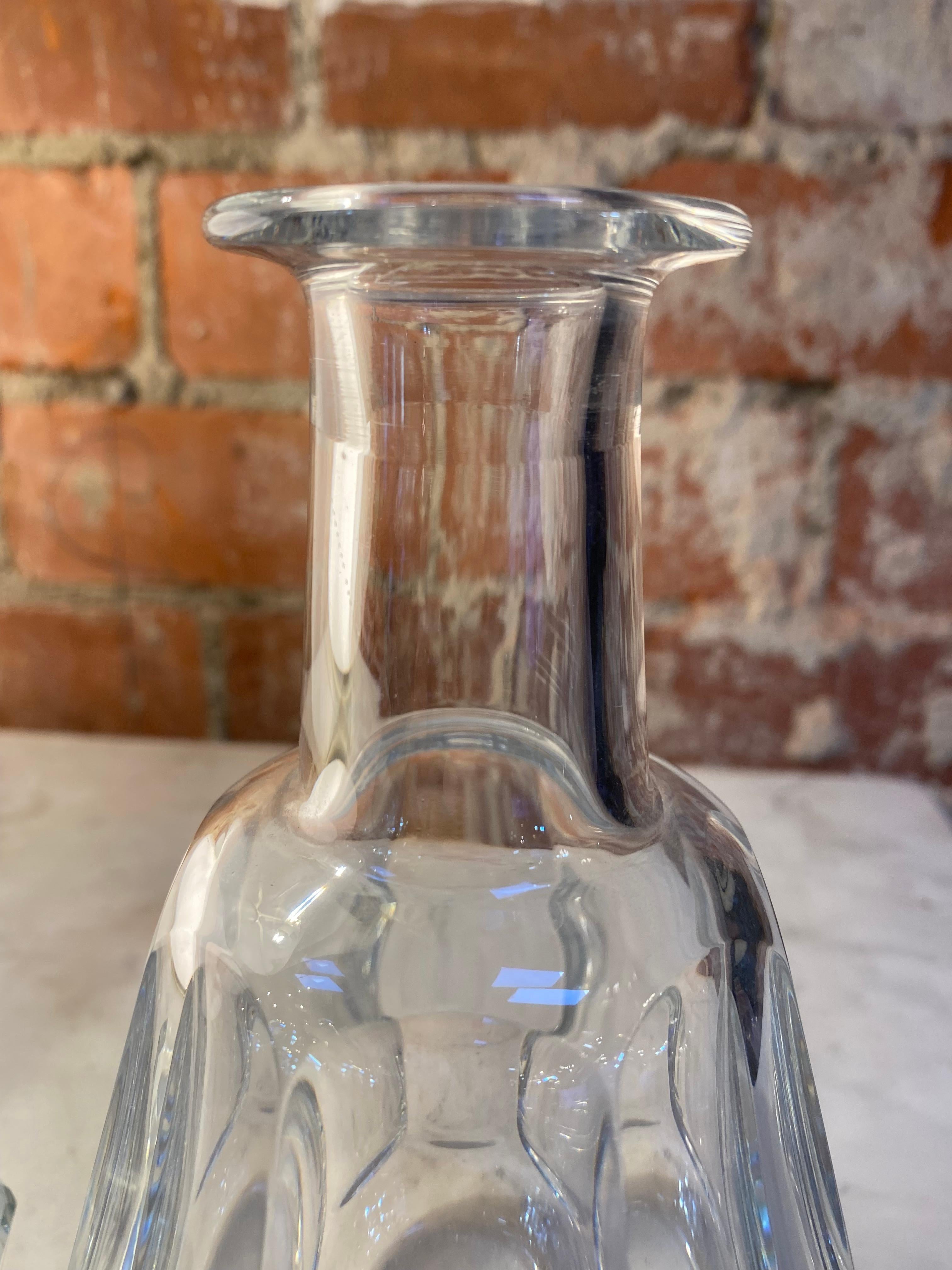 Mid-20th Century Vintage Decorative Baccarat Decanter/ Bottle 1950s