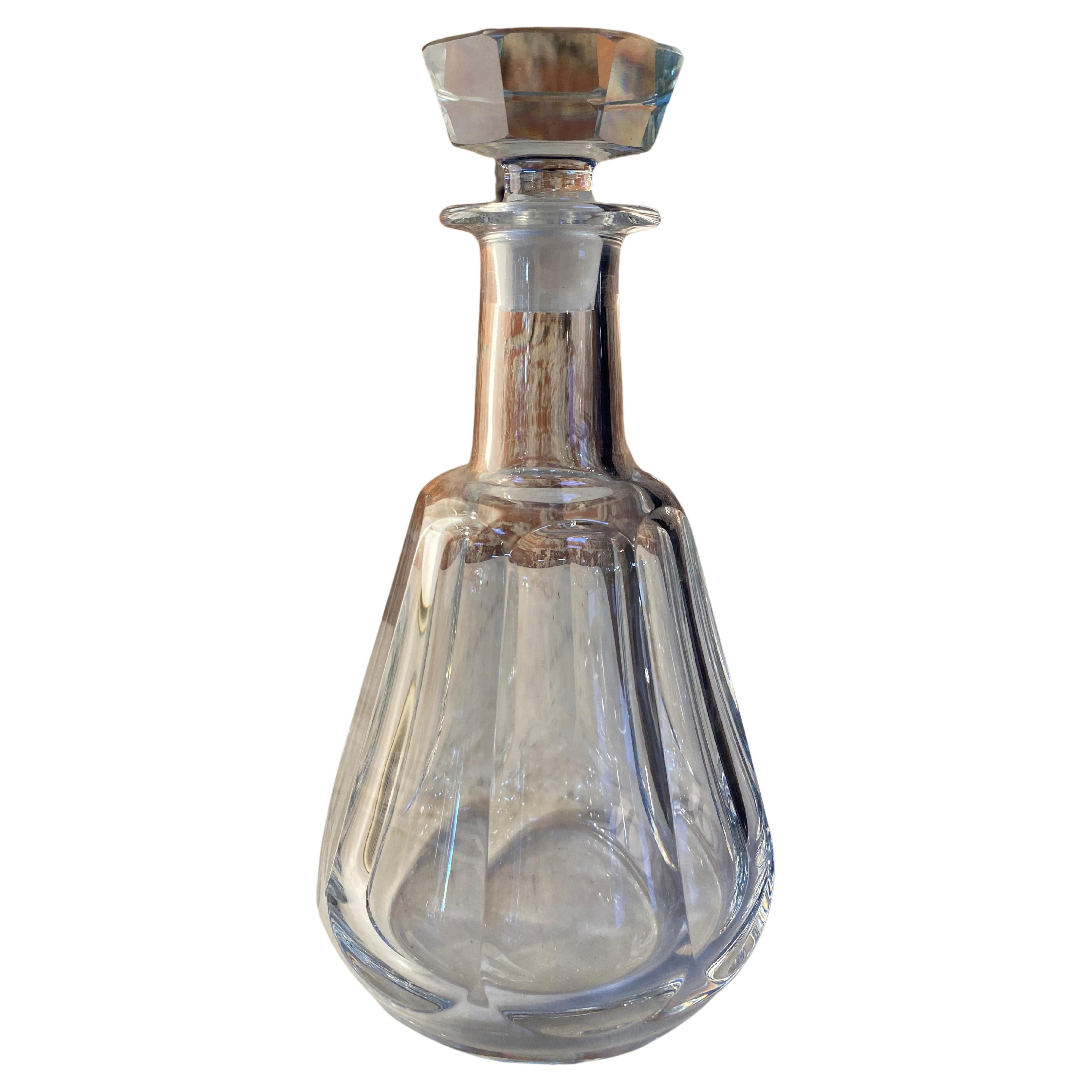 Vintage Decorative Baccarat Decanter/ Bottle 1950s