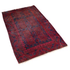 Vintage Decorative Baluchi Rug, Middle Eastern, Hall, Lounge Carpet, circa 1930