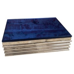 Vintage decorative Blue Box, 1970s