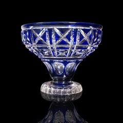 Vintage Decorative Bowl, English, Glass, Fruit Dish, Centrepiece, Circa 1930