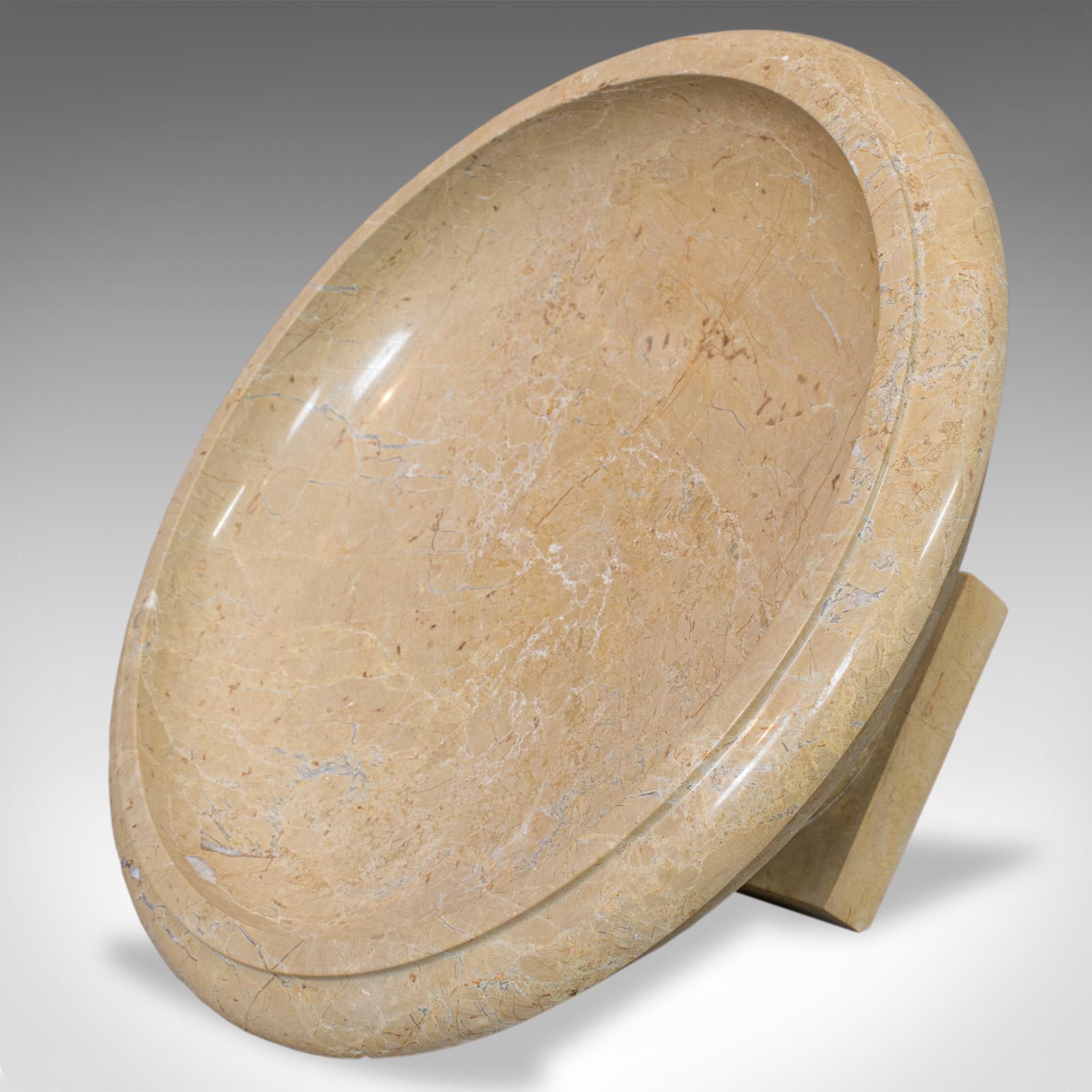 Ciotola decorativa d'epoca, inglese, in marmo, ornamentale, fruttiera, piatto da portata in vendita 4